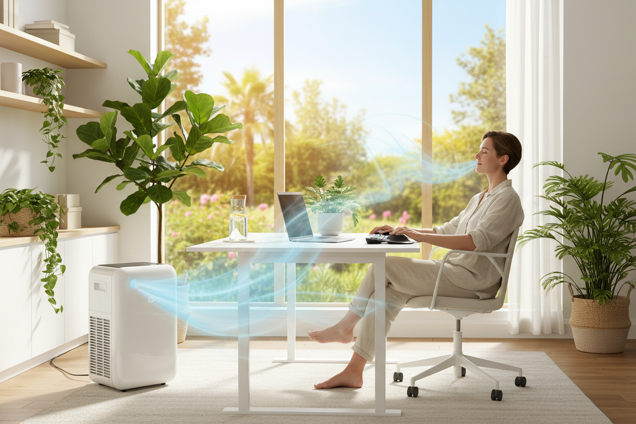 Cool Home Office Scene